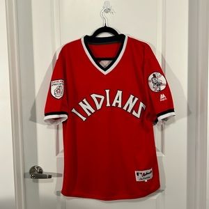 Francisco Lindor Cleveland Indians Throwback Jersey